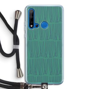 Swirls: Huawei P20 Lite (2019) Transparant Hoesje met koord