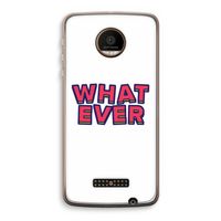Whatever: Motorola Moto Z Force Transparant Hoesje