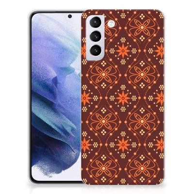 Samsung Galaxy S21 Plus | TPU bumper | Batik Brown