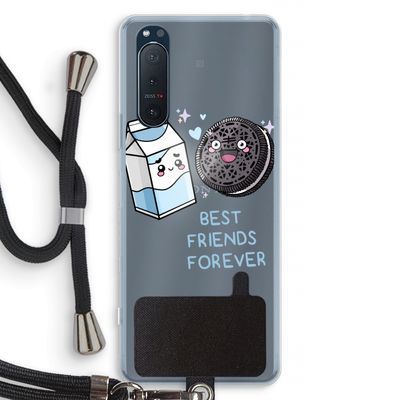Best Friend Forever: Sony Xperia 5 II Transparant Hoesje met koord