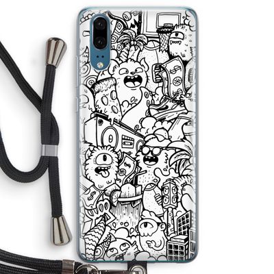 Vexx City #2: Huawei P20 Transparant Hoesje met koord