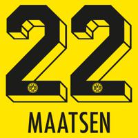 Maatsen 22 (Officiële Borussia Dortmund Bedrukking 2023-2024) - thumbnail