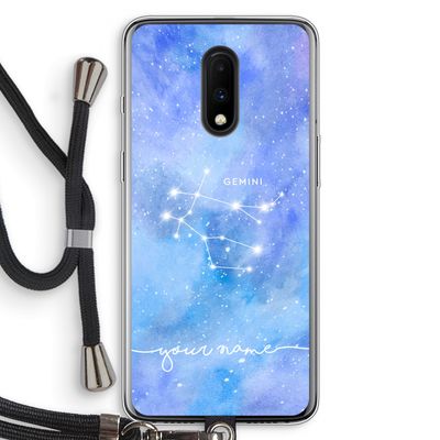 Sterrenbeeld - Licht: OnePlus 7 Transparant Hoesje met koord