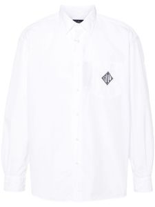 Ralph Lauren Purple Label chemise en coton à logo imprimé - Blanc