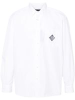 Ralph Lauren Purple Label chemise en coton à logo imprimé - Blanc - thumbnail