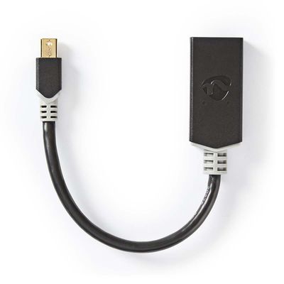 Nedis Mini DisplayPort-Kabel | Mini-DisplayPort Male naar HDMI Output | 48 Gbps | 0.2 m | 1 stuks - CCBW37654AT02 CCBW37654AT02