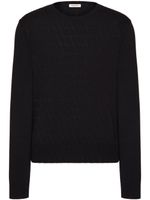 Valentino Garavani pull Toile Iconographe en laine - Noir