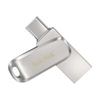 SanDisk Ultra Dual Drive Luxe 128 GB USB 3.2 Gen 1 (3.1 Gen 1) Roestvrij staal