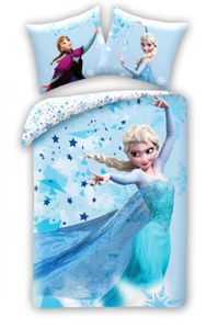 Disney Frozen Dekbedovertrek Time for Magic - 140 x 200 cm - Katoen - 70 x 90 cm