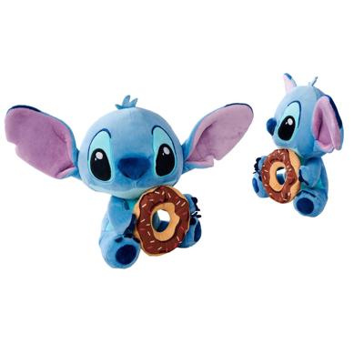 Disney Stitch knuffel met donut pluche - 25 cm