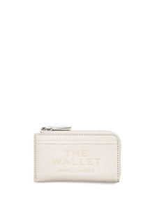 Marc Jacobs portefeuille zippé The Leather - Blanc