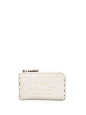 Marc Jacobs portefeuille zippé The Leather - Blanc