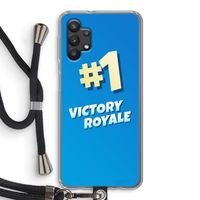 Victory Royale: Samsung Galaxy A32 5G Transparant Hoesje met koord