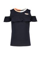 NoNo Meisjes T-shirt KayunB - Marine blauw