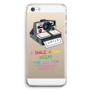 Smile: iPhone 5 / 5S / SE Transparant Hoesje