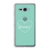 Forever heart pastel: Sony Xperia XZ2 Compact Transparant Hoesje
