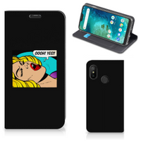 Xiaomi Mi A2 Lite Hippe Standcase Popart Oh Yes - thumbnail