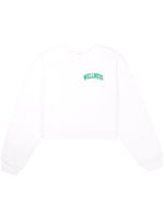 Sporty & Rich sweat Wellness Ivy à coupe crop - Blanc