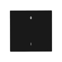Eslohe bedieningswip 2-polig soft touch zwart 8002STSW