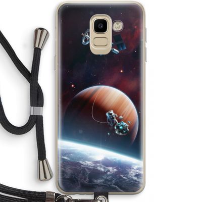 Examiner: Samsung Galaxy J6 (2018) Transparant Hoesje met koord