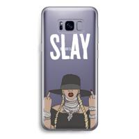 Slay All Day: Samsung Galaxy S8 Transparant Hoesje - thumbnail