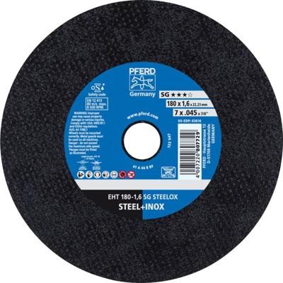 PFERD TOOLS SG STEELOX 61326410 Doorslijpschijf recht 180 mm 25 stuk(s) RVS, Staal