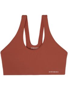 Sporty & Rich brassière de sport N.03 à logo imprimé - Rouge