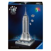 Ravensburger 3d puzzel iconics empire state building - met licht - 241st.