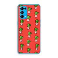 Mini cactus: Oppo Find X3 Lite Transparant Hoesje