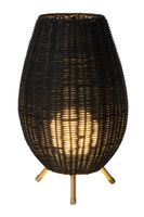 Lucide COLIN - Tafellamp - Ø 22 cm - 1xG9 - Zwart