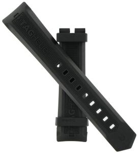 Horlogeband Tag Heuer FT8011 Rubber Zwart 21mm