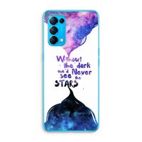 Stars quote: Oppo Find X3 Lite Transparant Hoesje