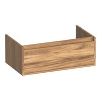 Brauer Hope - Onderkast - 80 cm - met 1 Softclose Lade Greeploos en 1 Sifon Uitsparing - Honey