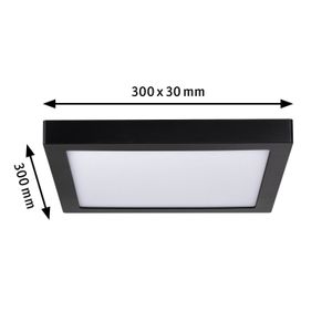 Paulmann Abia 70985 LED-paneel 22 W Warmwit Zwart (mat)