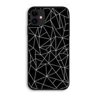 Geometrische lijnen wit: iPhone 11 Biologisch afbreekbaar hoesje