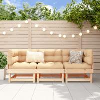 3-delige Loungeset massief grenenhout 3-delige Loungeset massief grenenhout