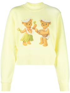 Palm Angels sweat à imprimé Teddy Bear - Jaune