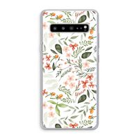 Sweet little flowers: Samsung Galaxy S10 5G Transparant Hoesje