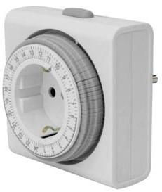 Compacte 24-uur tijdschakelaar Perel E305D4-G