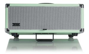 Gator Cases GR-RETRORACK-3SG Retro Rack Vintage Amp Vibe Rack Case 3U Seafoam Green