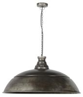 Hanglamp industry 1LxØ80 van 80 cm breed - Oud zilver