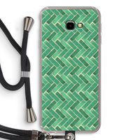 Moroccan tiles 2: Samsung Galaxy J4 Plus Transparant Hoesje met koord