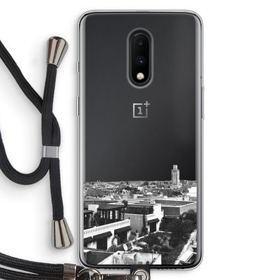 Marrakech Skyline : OnePlus 7 Transparant Hoesje met koord