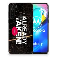 Motorola Moto G8 Power | Siliconen hoesje | met naam Already Taken Black Motorola Moto G8 Power | Siliconen hoesje | met naam Already Taken Black
