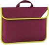 Quadra QD452 Enhanced-Viz Book Bag - Burgundy - 38 x 28 cm