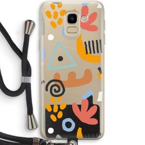 Abstract: Samsung Galaxy J6 (2018) Transparant Hoesje met koord