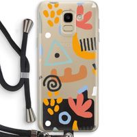 Abstract: Samsung Galaxy J6 (2018) Transparant Hoesje met koord