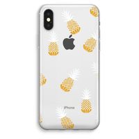 Ananasjes: iPhone XS Max Transparant Hoesje Ananasjes: iPhone XS Max Transparant Hoesje