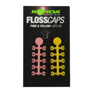 Korda Floss Caps Pink/Yellow