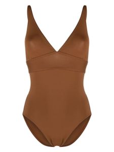 ERES maillot de bain Larcin à col v - Marron